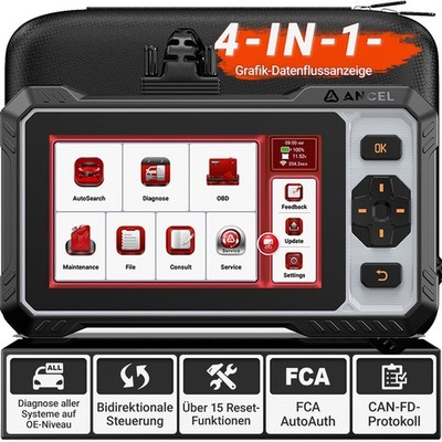  2026 ANCEL FX6100 Profi KFZ OBD2 Diagnosegerät Alle System Deutsch Active Test