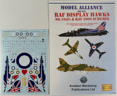 RAF Spithawk & Hawk Display 2009 Model Alliance MAS-729048 Unused Sheet Unsealed