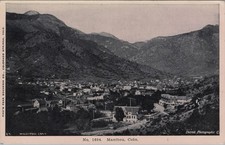 Manitou Colorado Town View Postcard c.1907 Detroit Photographic Co. Pikes Peak