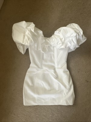 white dresses for women maxi Kyla White Plus Size Wrap Dress XL