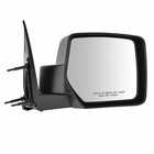 For 08-12 Liberty Rear View Mirror Power Non-Heated Manual-Fold Black Right Side