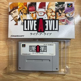 Live A Live Boxed Nintendo Super Famicom SFC SQUARE 1994 Japan No Manual