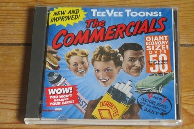 TEEVEE TOONS: The Commercials CD - 50s 60s US TV jingles/advertisements/themes