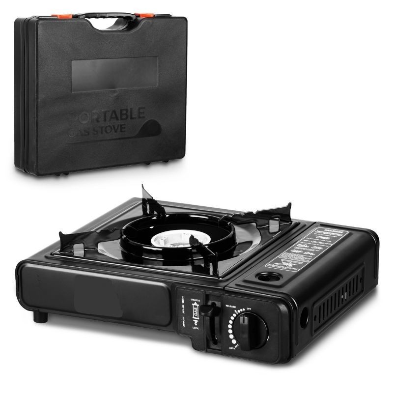 Portable Single Burner Camping Butane Gas Stove Outdoor Cooking Cooker BBQ Grill