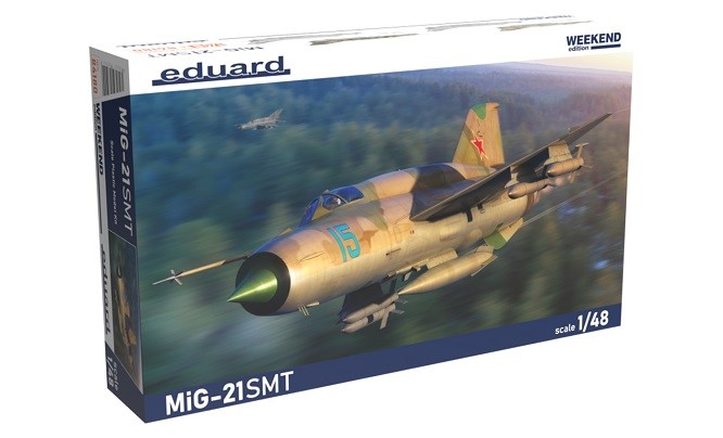 Eduard Plastic Kits 84180 - 1:48 MiG-21SMT, Weekend Edition - New