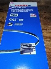 44-7/8" x 1/2 x 10/14 TPI Band Saw Blade Lenox Wolfband 8009838PW10145 Pack of 5