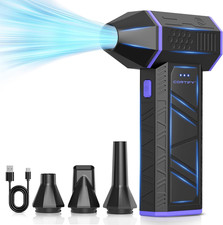Electric Compressed Air Duster - 130,000 RPM High-Power Air Blower, Rechargeabl
