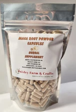 Maca Root Capsules - 300 Pack - Made Fresh On Demand!