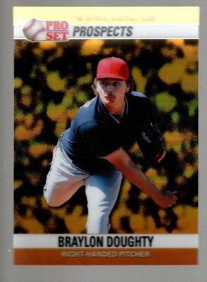 2026 Pro Set Metal Pre-Production Proof 1990 Pro Set Pr Gold Braylon Doughty 1/1