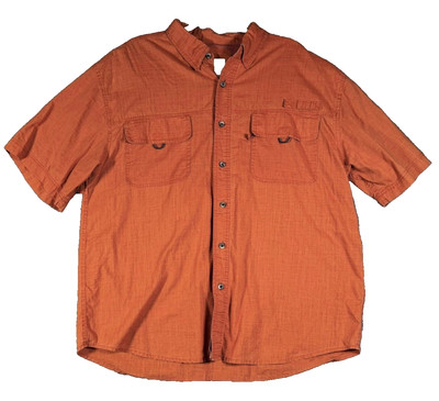 Reel Legends Vented Fishing Shirt Men XXL Performance Clothing Line Short Sleeve