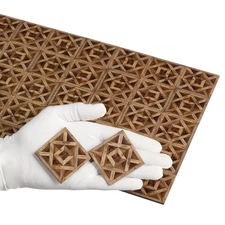 Dollhouse Flooring Tiles – Miniature Parquet Pattern for 1:12 Scale Decor