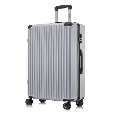 Trolley Reisekoffer, Handgepäck Hartschalenreisekoffer mit 4 Rollen 360°