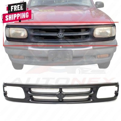 New Front Grille Assembly Painted Black Plastic For 1994-1997 Mazda B3000 B4000