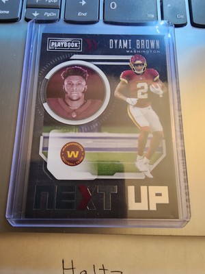 2021 Panini Playbook #NXT-DBR- Dyami Brown - NEXT UP Football Rookie Washington