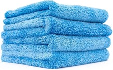 Microfiber towels 500gsm 70/30 Blend 16in. x 16in. Blue 10pk