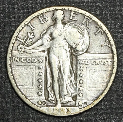1923 S Standing Liberty Silver Quarter 25C