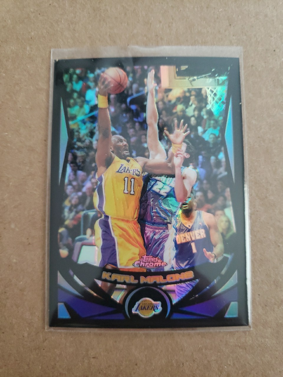 2004-05 Topps Chrome - Karl Malone #110 Black Refractor /500