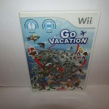 Go Vacation Nintendo Wii Video Game No Manual Tested & Working