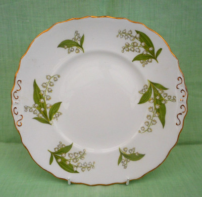 Royal Vale Bone China Kuchenteller - 22 cm (8,75'') d'r - Maiglöckchen #7767