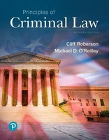 Cliff Roberson (U. A.) | Principles Of Criminal Law | Taschenbuch | Englisch