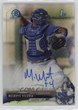 2017 Bowman Chrome Prospect Refractor 18/499 Meibrys Viloria #CPA-MV Auto 9x7