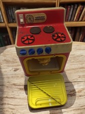 Ancien jouet four vintage rétro comme maman, jouet d’imitation cuisine enfant