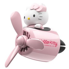 Car Air Freshener, Cute Pink Cat Pilot Vent Clip Interior Accessories, Rotati...