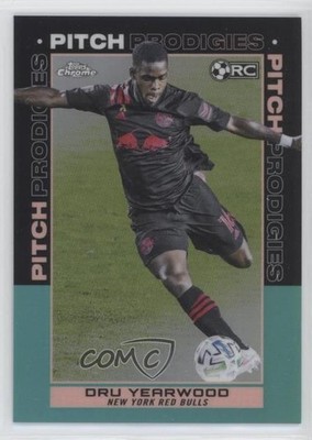 2021 Chrome MLS Pitch Prodigies Aqua Refractor 41/299 Dru Yearwood Rookie RC a8r