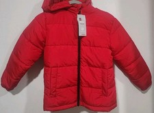 Swiss Tech Performance Boys Red Puffer Jacket Size 8 New With Tags 