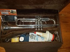 Bach Stradivarius 180S37 Silver Trumpet--Chem Cleaned, Serviced, Extras, Nice 