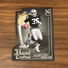 2025 Panini Silhouette Marcus Allen #20 HAND CRAFTED Die-Cut Los Angeles Raiders