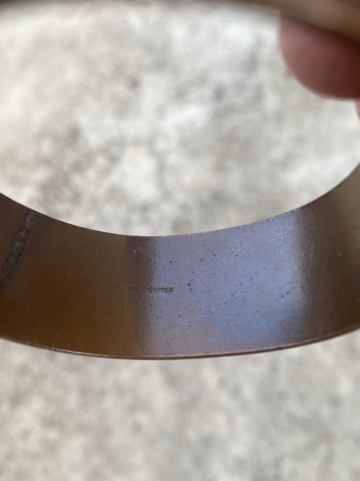 Southwestern Style Solid Copper Cuff Bracelet - image 5