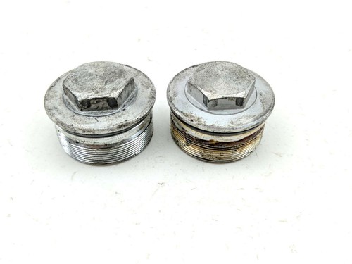 10-16 Yamaha FZ6R FZ6 Front Suspension Fork Ends Caps Lids
