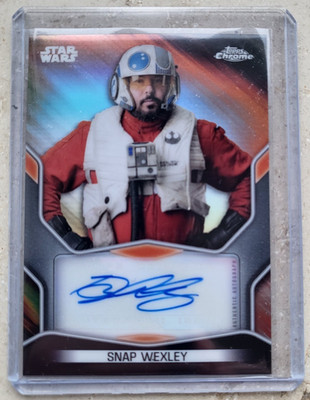 Greg Grunberg Snap Wexley 2021 Topps Star Wars Chrome Legacy Autograph Card 