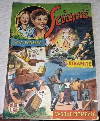 SCIUSCIÀ ALBO D'ORO Nr. 9 1950 Torelli Tacconi Dinamite Viva PANTERA