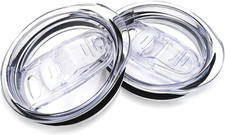 20Oz Skinny Tumbler Replacement Lids 2 Pack,Spill Proof Splash Resistant Silicon
