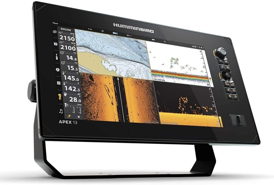 Humminbird Apex 13 CHIRP MEGA SI Plus Marine GPS Without Transducer 411470-1CHO - Image 2 of 3