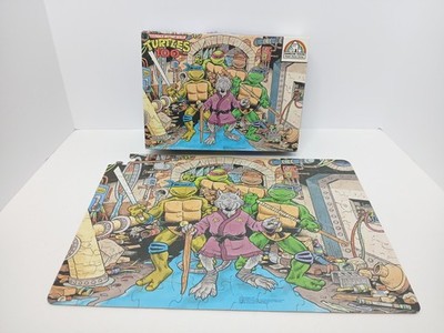 Vintage 1987 Teenage Mutant Ninja Turtles 100 Piece Puzzle Random House 99% Comp