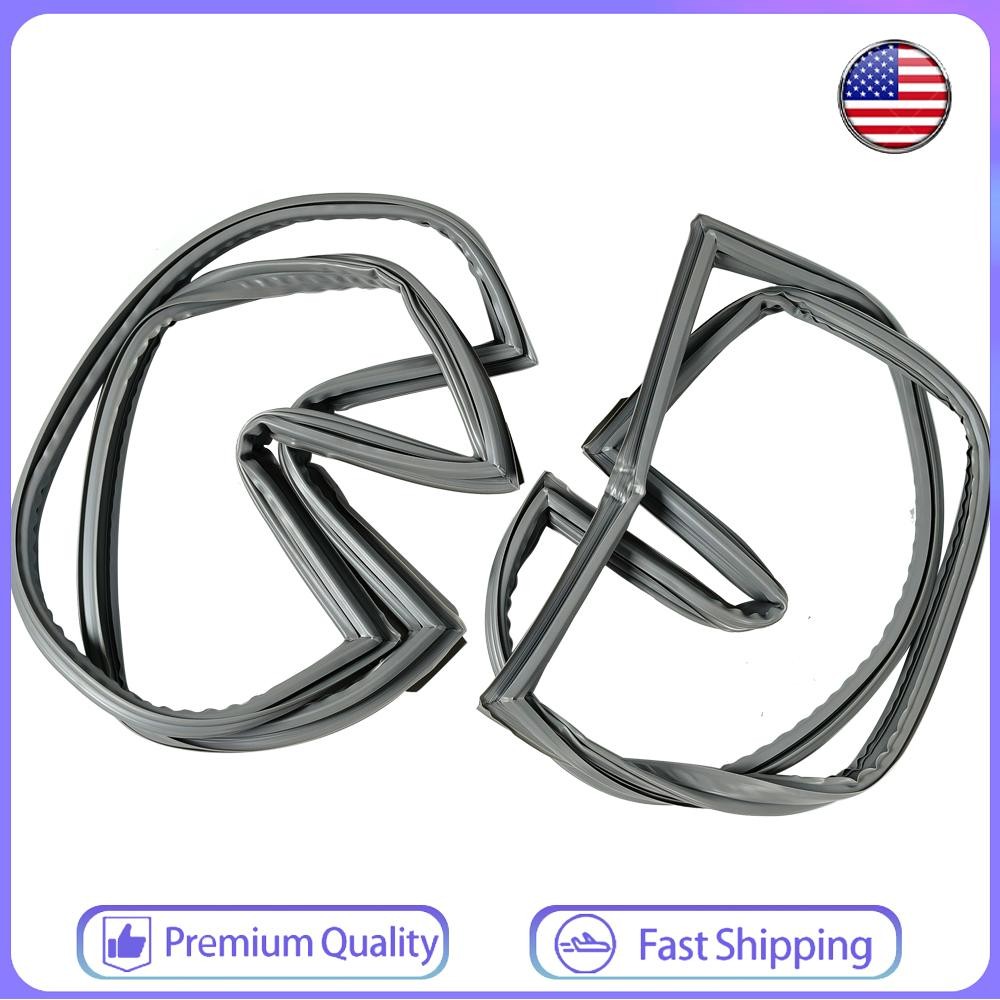 2 Pack New W10830162 Refrigerator Door Gasket Fits Whirlpool Kenmore Door Gasket