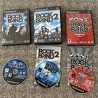 Rock Band 1,  Rock Band 2, & Track Pack Vol. 2 Bundle Of 3 PS2 CIB Complete