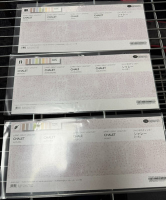 Lot 3 Creative Memories Power Palette Jumbo Great Lengths Chalet Sticker Sheet