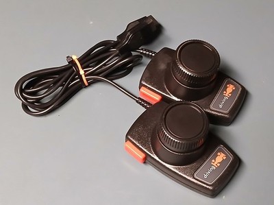 Atari 2600 CX-20 Original Driving Paddles Jitter-Free Clean Tested & Working
