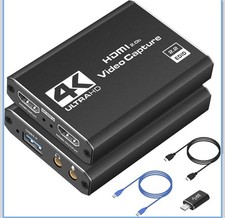 DIGITNOW 4K Audio Video Capture Card, USB 3.0 HDMI Video Capture Device Full HD