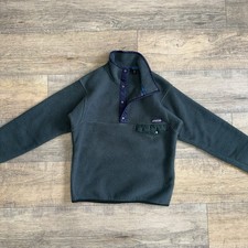 Patagonia Fleece Pullover High Neck Sweater Green Women’s XS