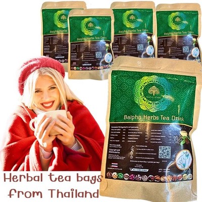 Thai Tea Caffeine Free Beverage Refreshing Relaxing Drink 25 small teabag