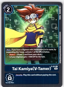 Tai Kamiya (V-Tamer) P-012 Promo