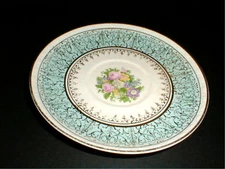 Homer Laughlin G3312 Eggshell Georgian Blue Floral Filigree Saucer/s (loc-sau69
