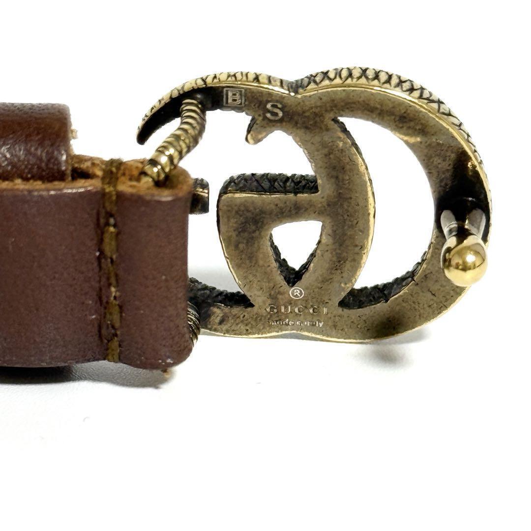 OLD GUCCI Leather Gold Bracelet グッチ ブレス GUCCI Men's and Women's Double G Leather Bracelet | eBay