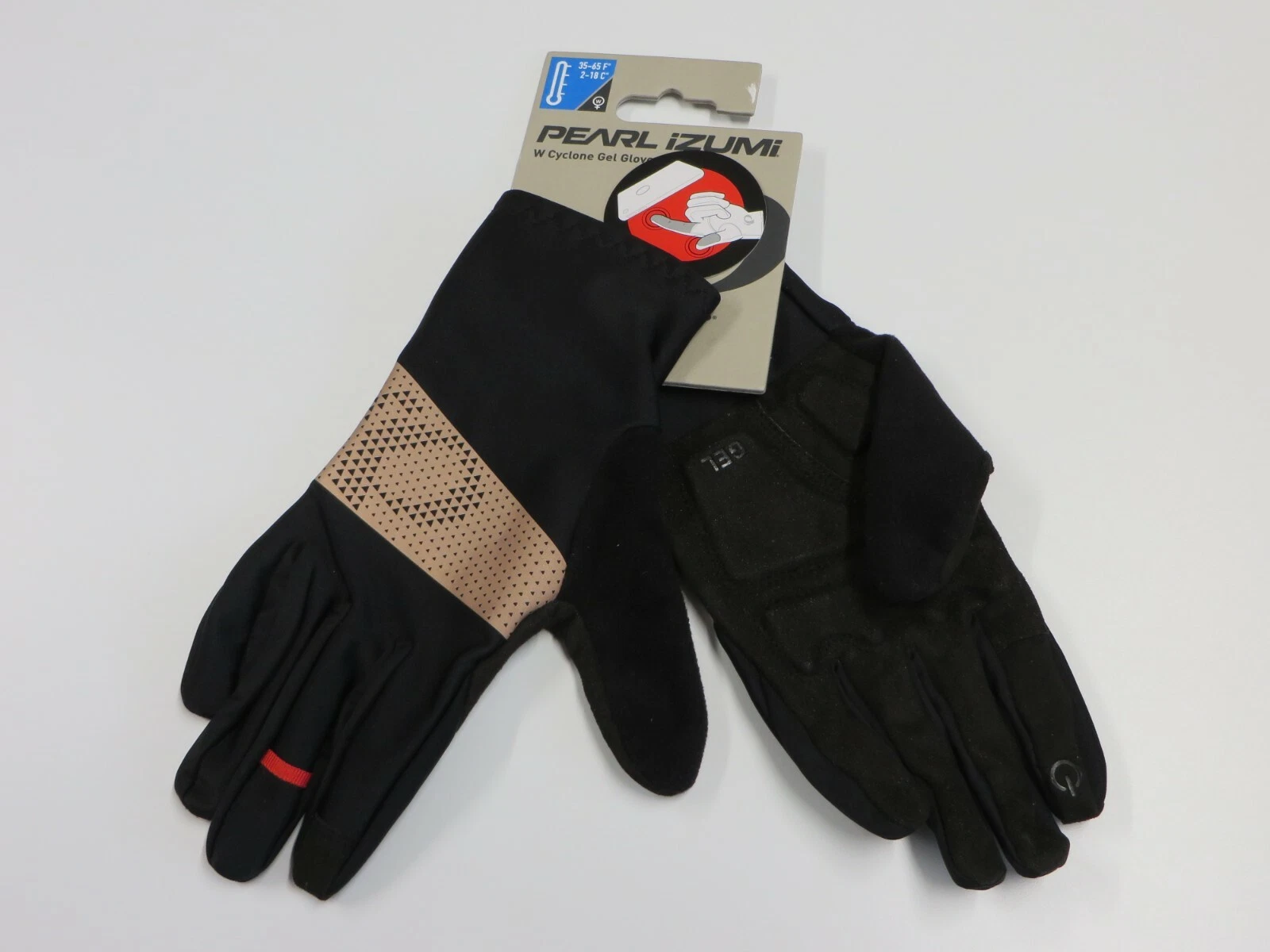 NEW! Pearl Izumi Cyclone Gel Women's Bike Cycling Gloves 14242008 Black Small