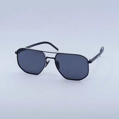Prada Sunglasses Black Polarized Dark Grey Pilot PR59YS 1AB5Z1 BRAND NEW Prada | Accessories | Prada Men Brand New Sunglasses Black  main image 2
